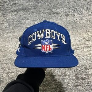 Vintage Dallas Cowboys Logo Athletic Spike Diamond Snapback Hat NFL Pro Line NWT